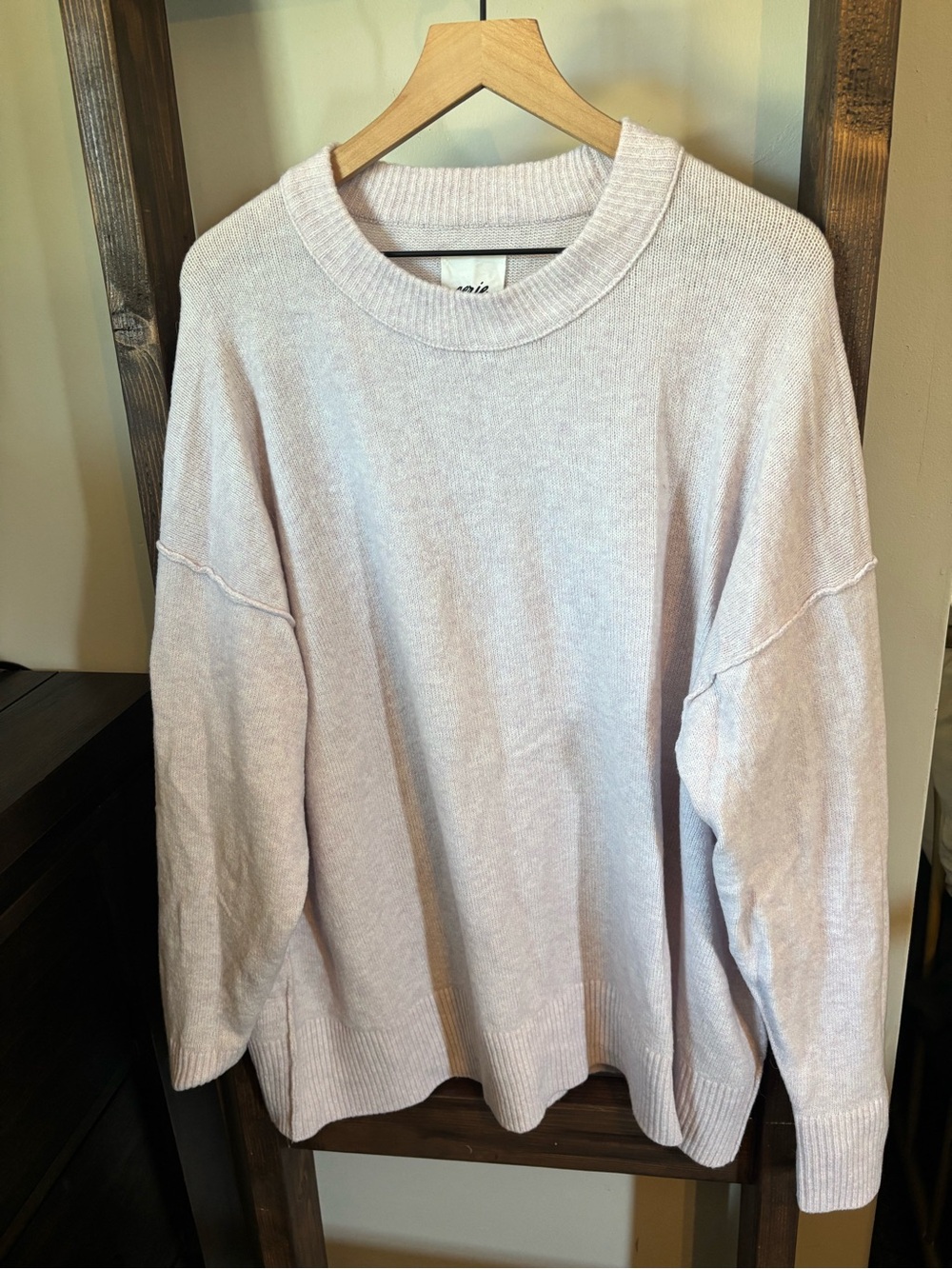 Aerie Light Pink Knit Sweater
